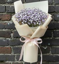 Букет цветов из:  Гипсофила в Новогорном
