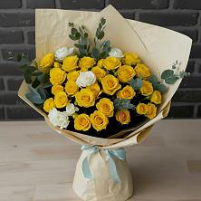 Букет цветов из:  Розы в Новогорном