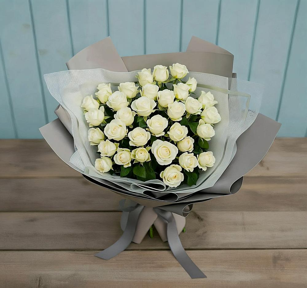 Букет Белоснежная нежность в Новогорном