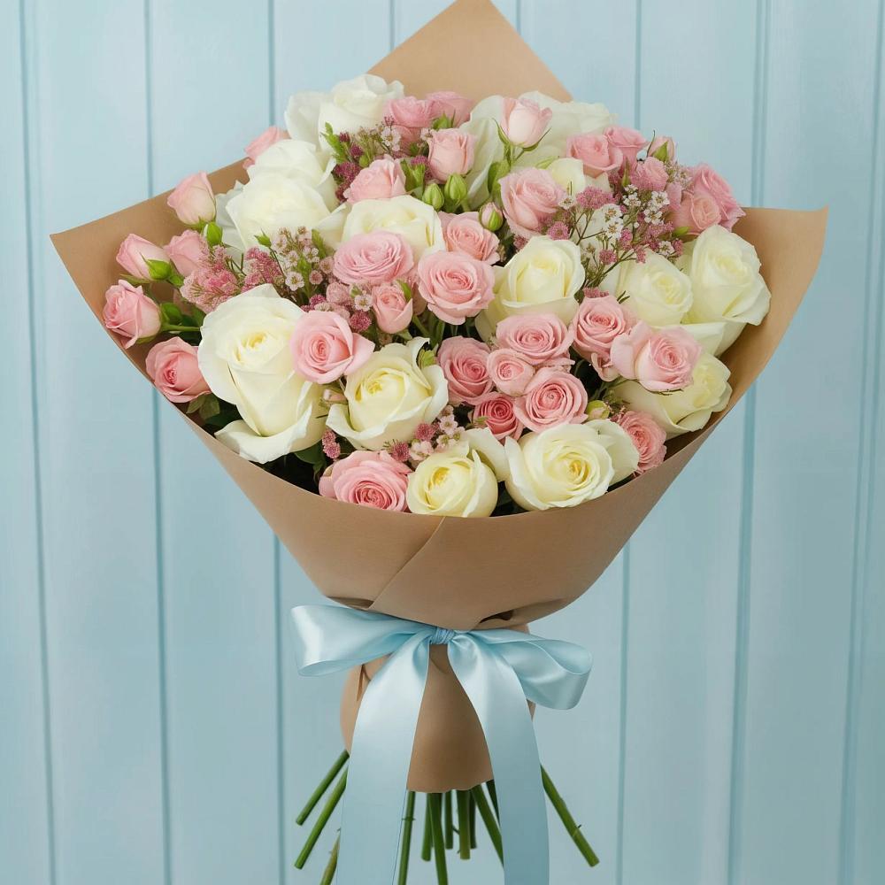 Букет цветов из: Розы в Новогорном