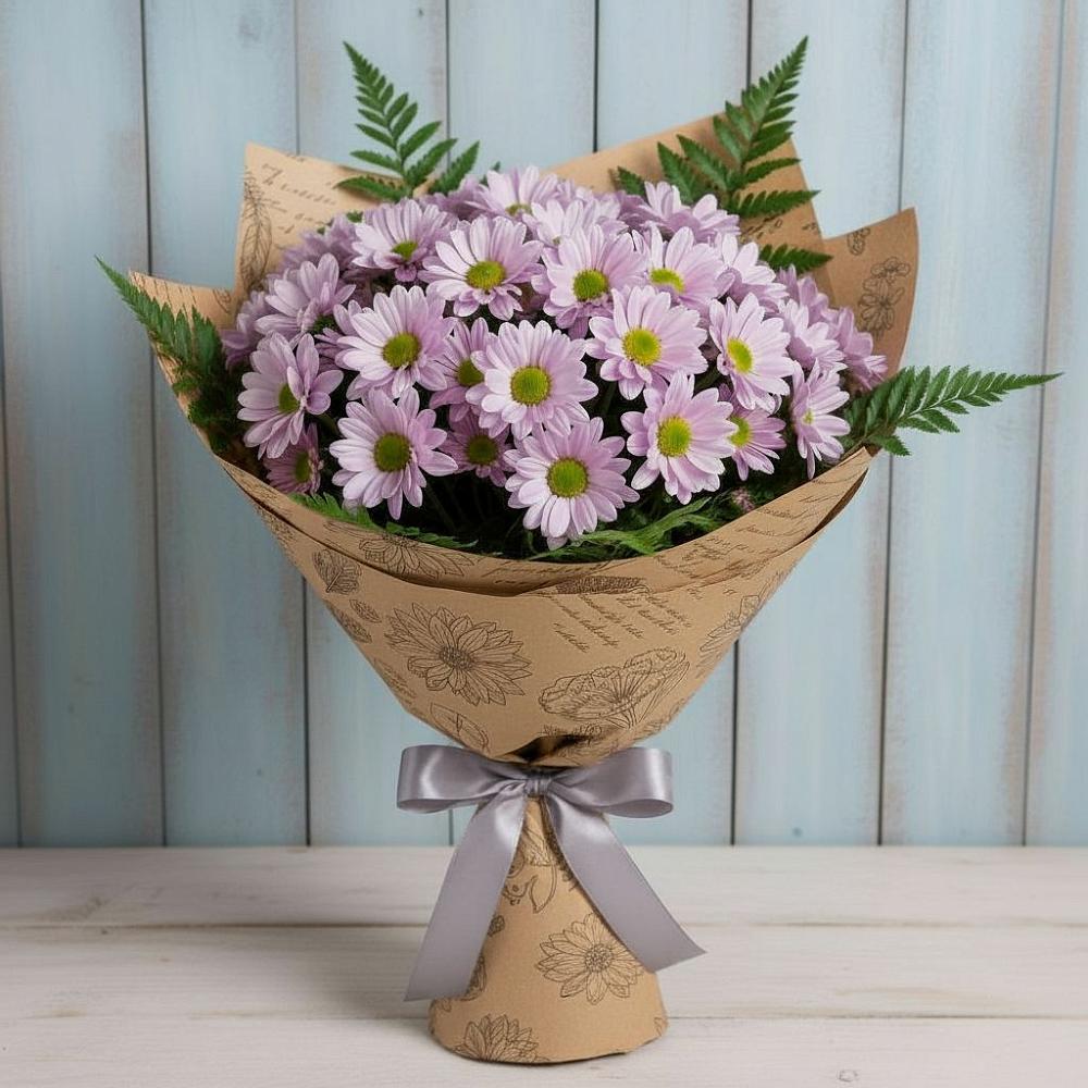 Букет цветов из: Хризантемы в Новогорном