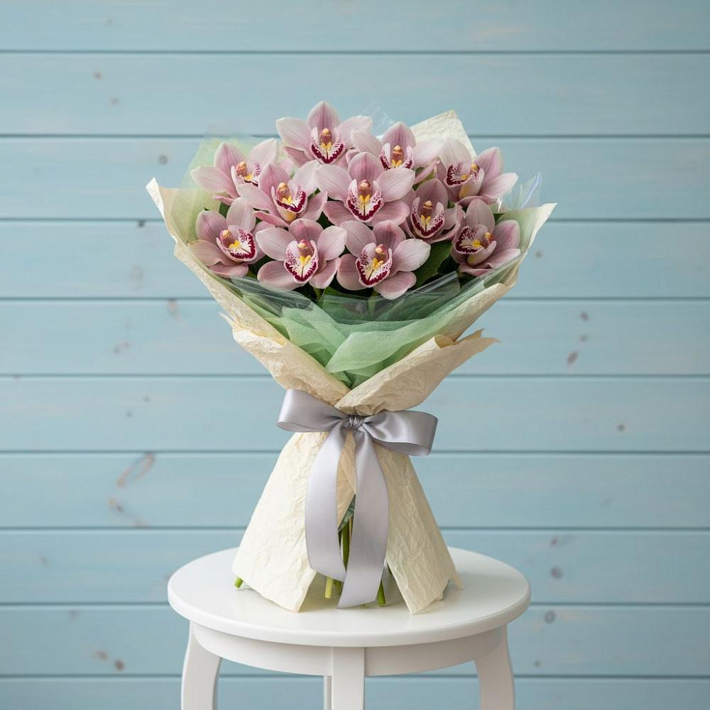 Букет цветов из: Орхидеи и Розы в Новогорном