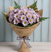 Букет цветов из:  Хризантемы в Новогорном