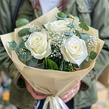 Букет цветов из:  Розы в Новогорном