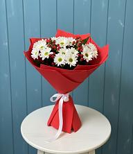 Букет цветов из:  Хризантемы в Новогорном
