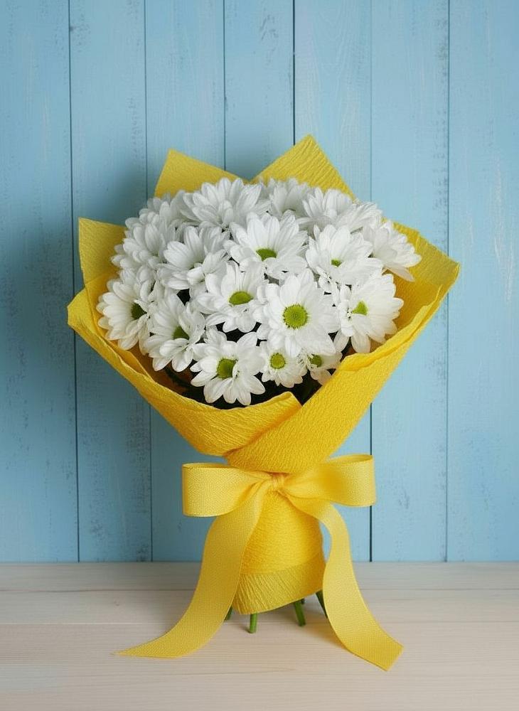 Букет цветов из: Хризантемы в Новогорном