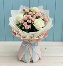 Букет цветов из:  Розы в Новогорном