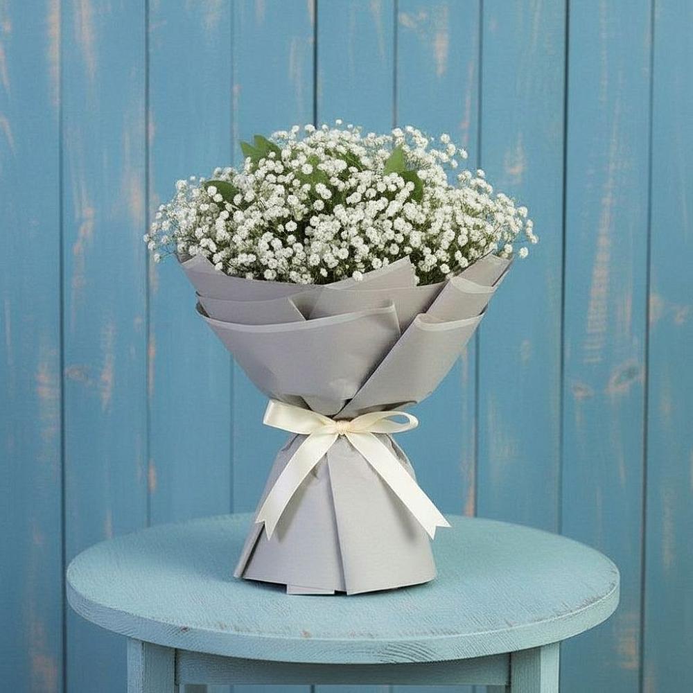 Букет цветов из: Гипсофила в Новогорном