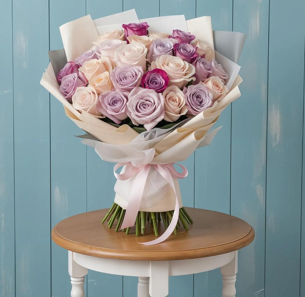 Букет цветов из: Розы в Новогорном