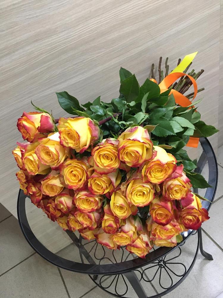 Букет Желтые розы в Новогорном