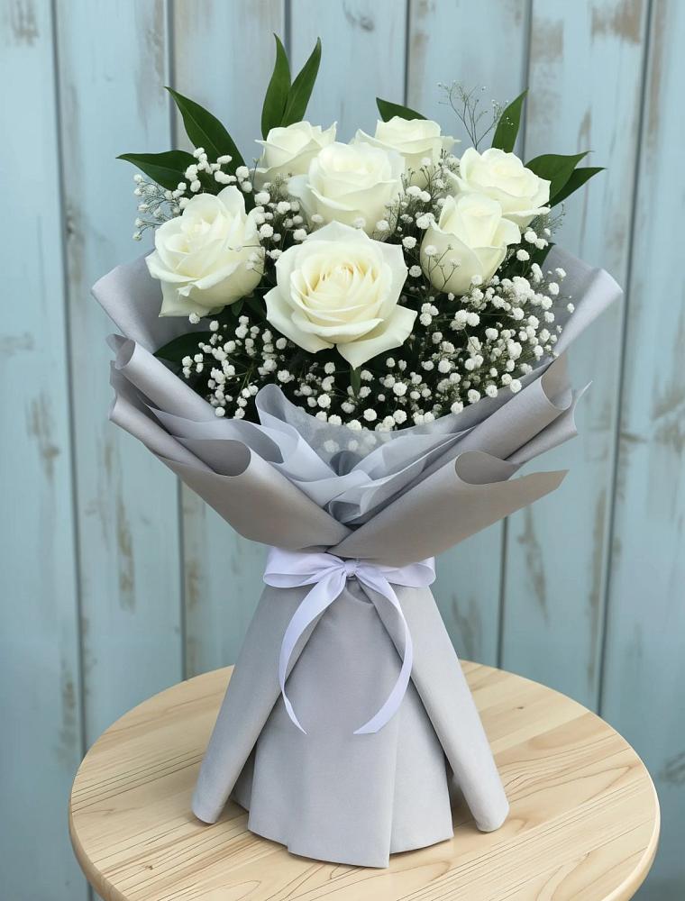 Букет цветов из: Розы в Новогорном