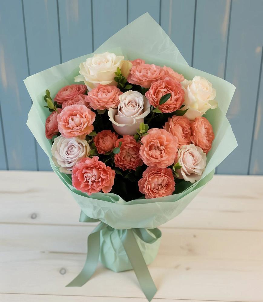 Букет цветов из: Розы в Новогорном