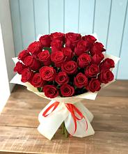 Букет 29 Красных роз в Новогорном