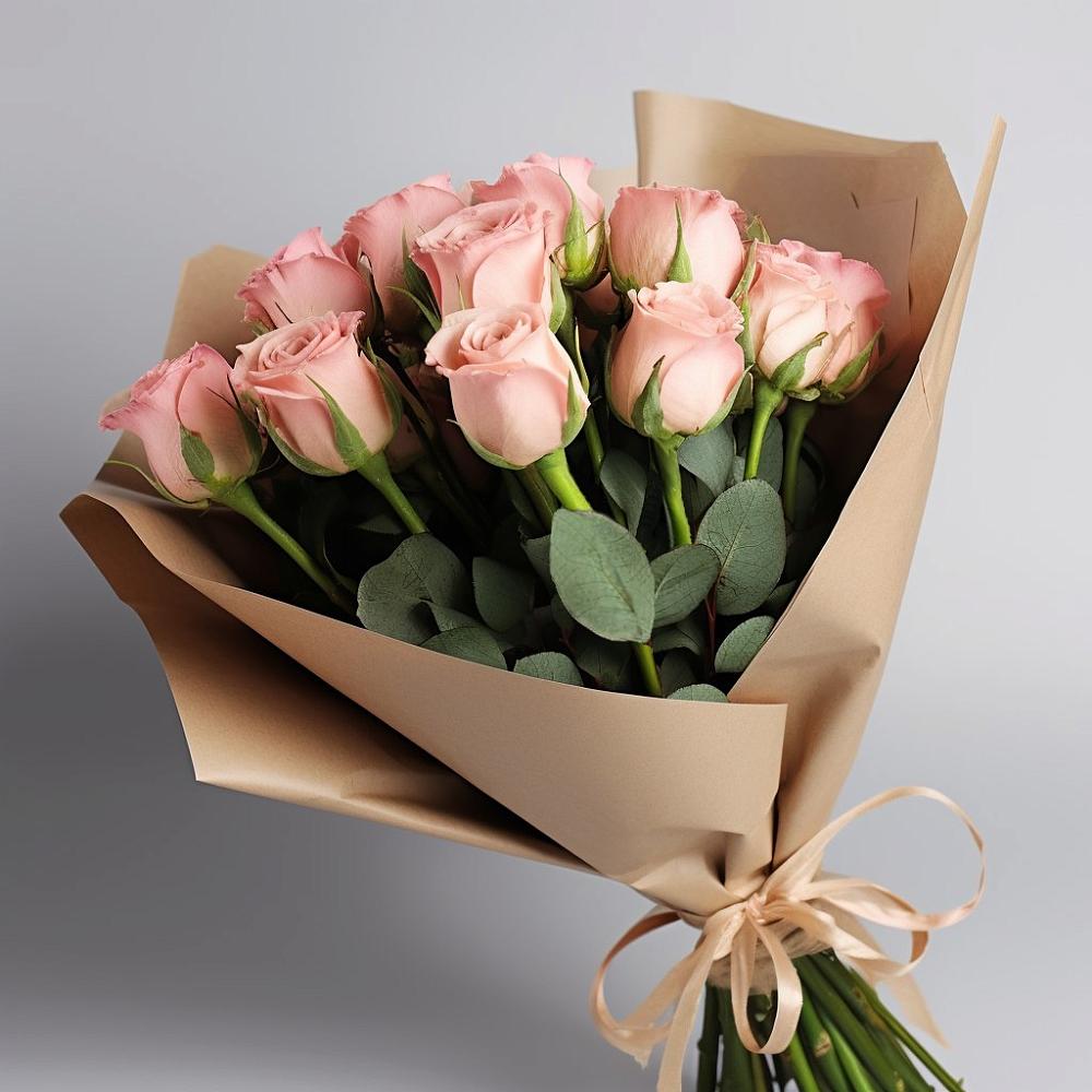 Букет 11 Нежных роз в Новогорном