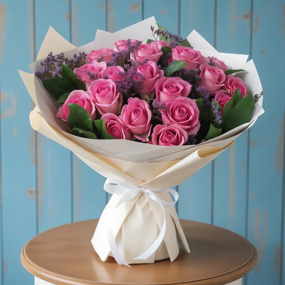 Букет цветов из: Розы в Новогорном