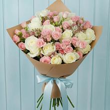 Букет цветов из:  Розы в Новогорном